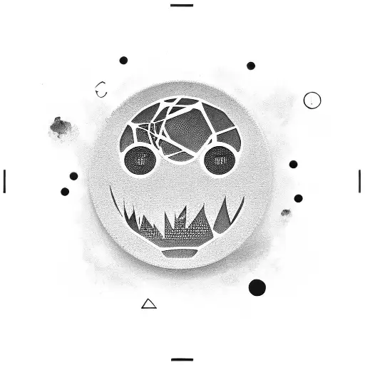 Crypto Coin Symbol Integrated With Tokyo Ghoul Characters