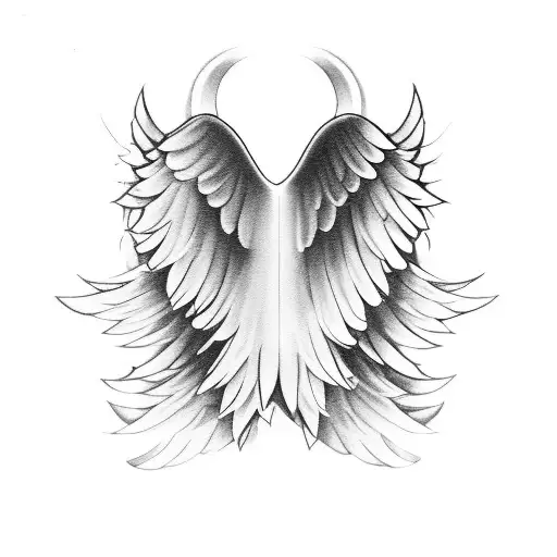 Dove In Heaven With Clouds Angel Wings