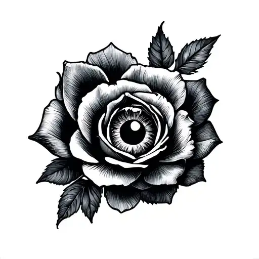 Evil Eye Roses Thumbprint