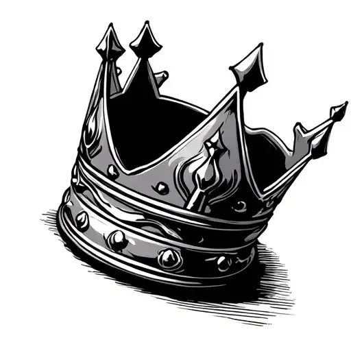 Three-point Crown Sitting On Kitchen Table