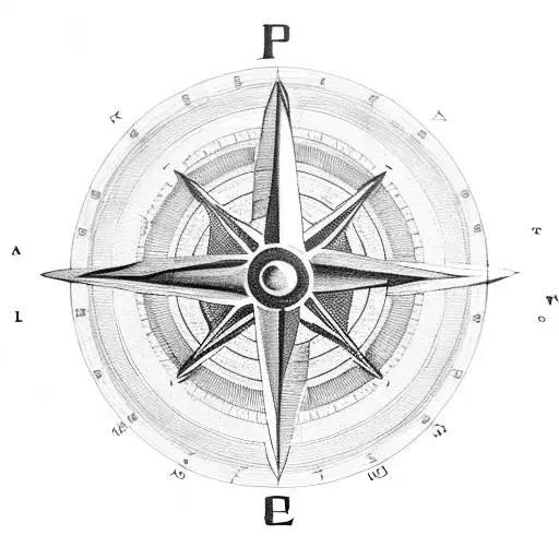 Aeroplane Flying Compass Earth