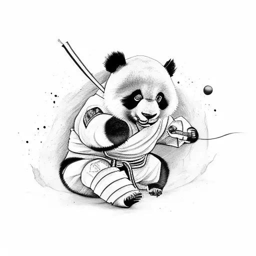 Panda Taekwondo Warrior