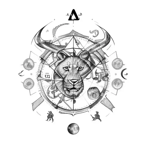 Leo And Cancer Zodiac Constellation