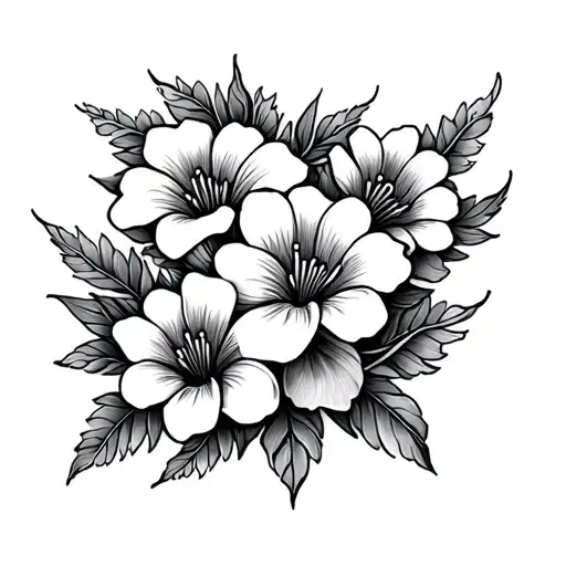 Filipino Flowers Intertwined Representing