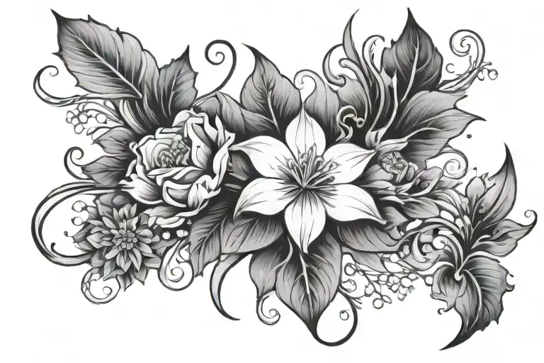 Aquatic Floral Design