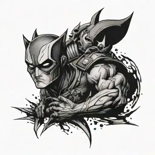 Desdpool Comic Book Style