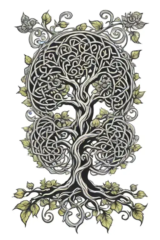 Celtic Knot Tree Of Life