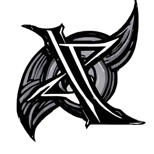 Roman Numeral Cyber Sigilism Style