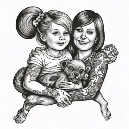 Me And My Wife Holding Our 3 Years Old Twins