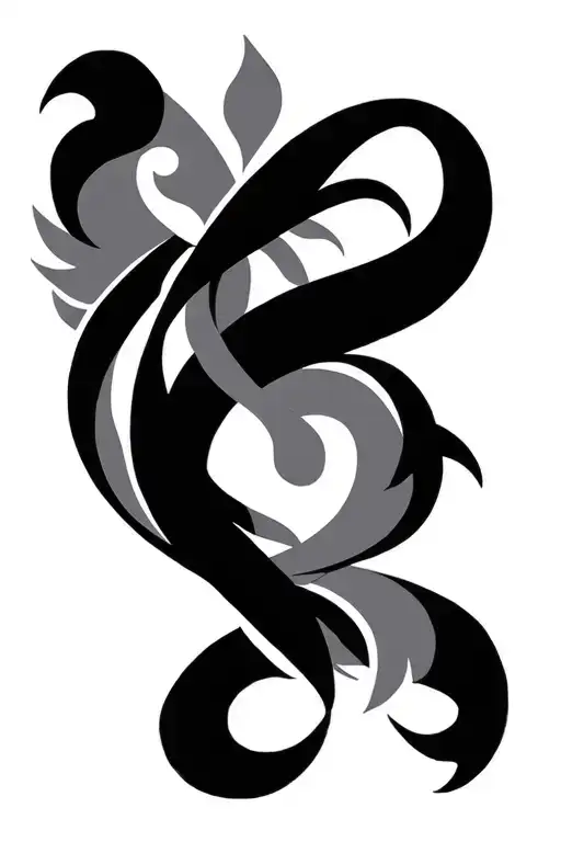 Hindu Mythology Inspired Tattoo Featuring Symbols