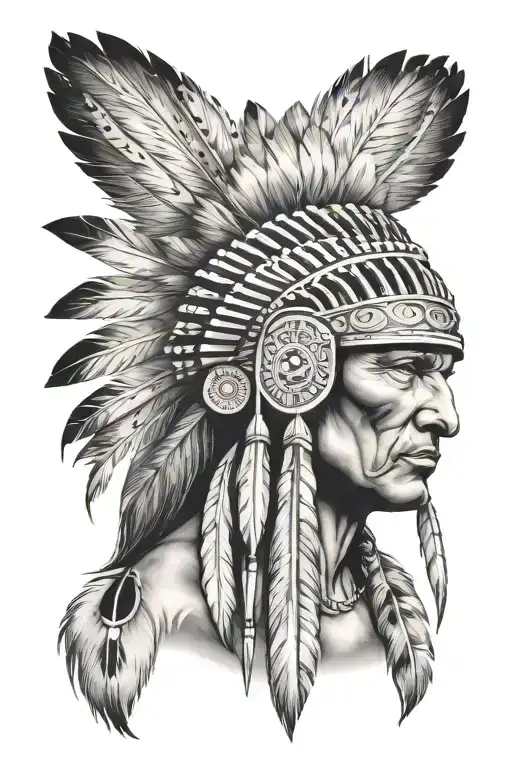 Indian Chief Grizzly Bear Choctaw