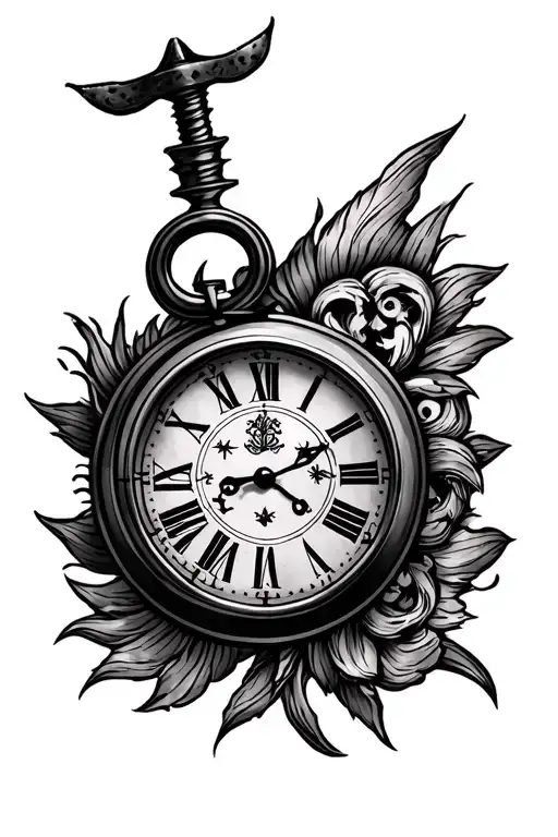 Western Theme Clock Sleeve