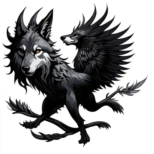 Wolf And Phenix Combination