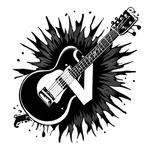 Music Tattoo That Show As 'N'