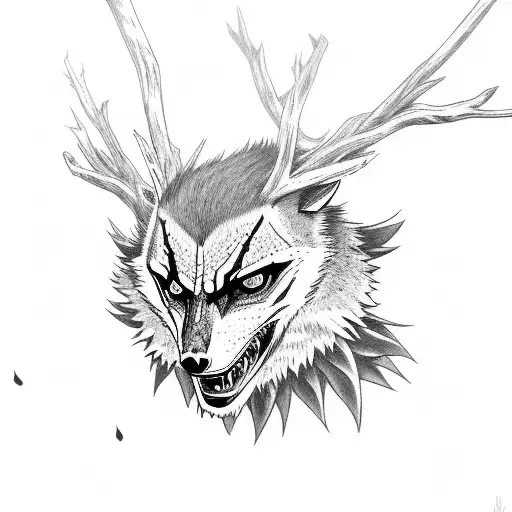 Itachi Turned Into A Leshen With Crows In The Background