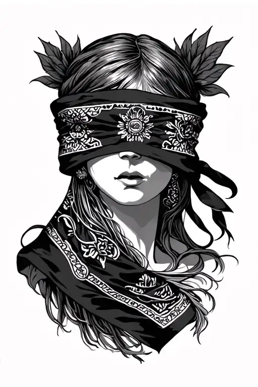 Themis Black Bandana Blindfold