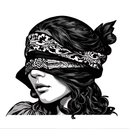 Themis Black Bandana Blindfold