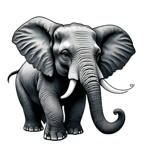 Elephant Reading Plants 26