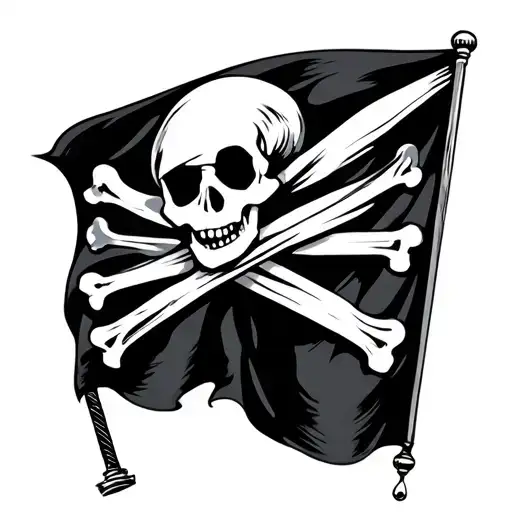 Pirate Flag Ghost Pants Outfitter