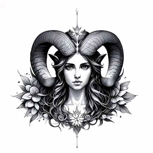 Aries Virgo Synbol With Arianna