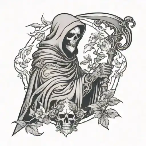 Reaper Tending Garden