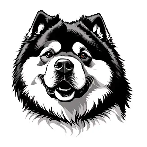 Black Adult Chow Chow