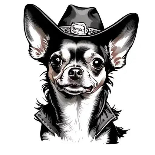 Chihuahua In Cowboy Hat