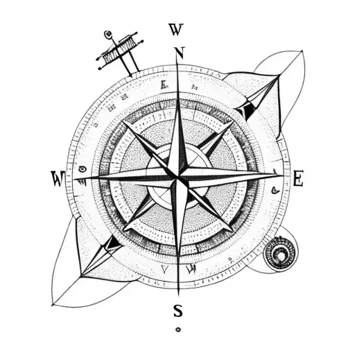 Ship With Compass