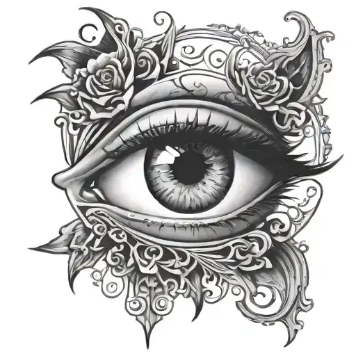 Gothic Eye Looking