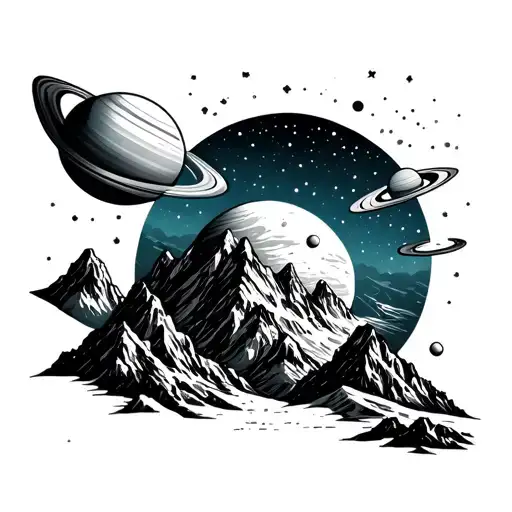 Mountain And Solar System