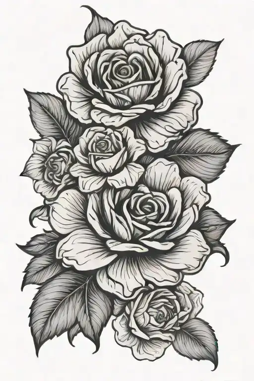 A Delicate Floral Design Incorporating The Word 'Beauty Is Her Name'