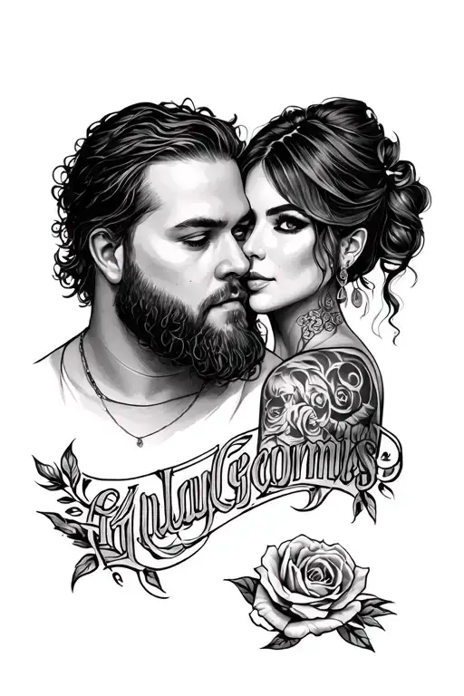 Couple Tattoo Inspired By Luke Combs Beautiful Crazy