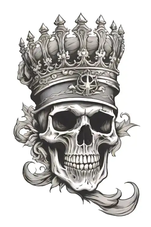 Usa Skull Crown Surrounded