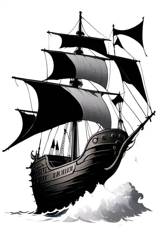 Viking And Pirate Ship