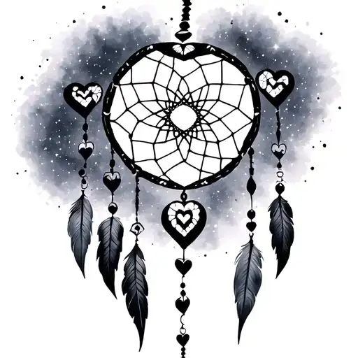 Hearts Dream Catcher Galaxy