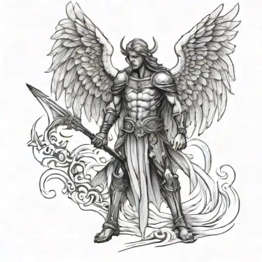 Angel Warrior Standing Tall