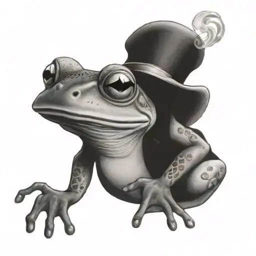 Frog Smoking