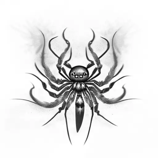 Smoky Spiderlilly With Katana