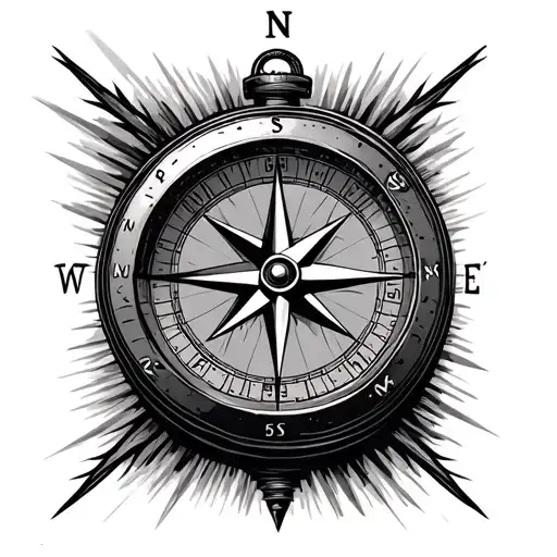 Compass And Camera Shutter Combined