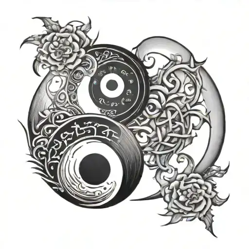 Magic Sygil Yin Yang Symbol