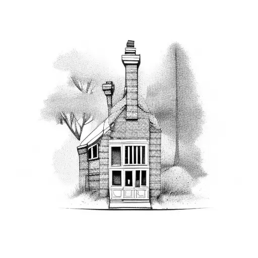 Little Abandoned Brick Home