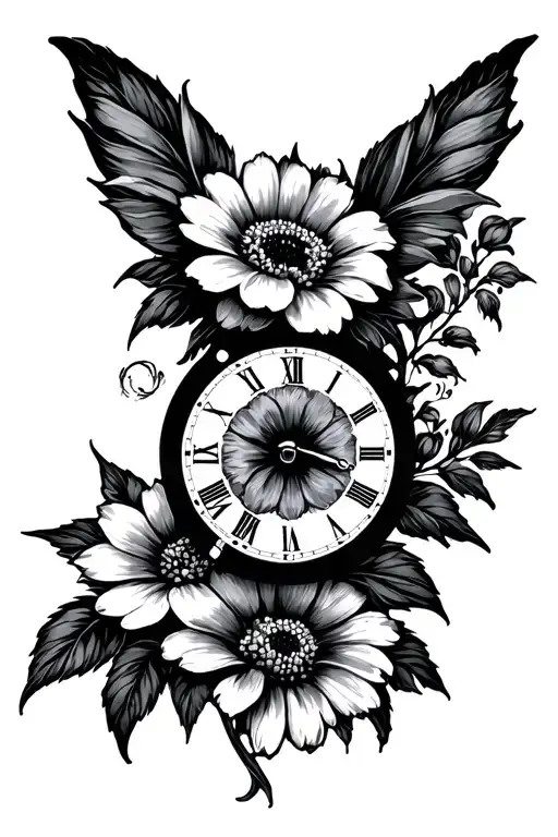 Flowers Birth Dates And Clocks