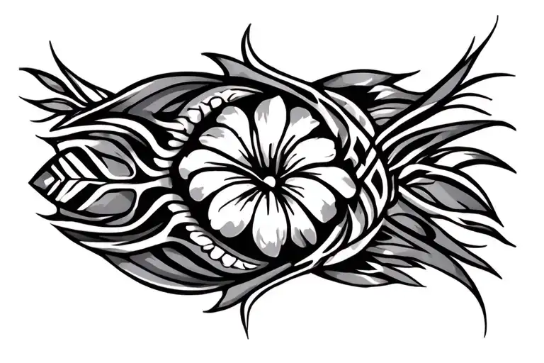 Hawaiian Tribal Patterns Symbolizing