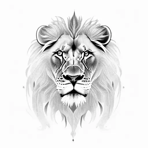 A Lion With A Mane Of Snakes