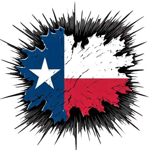 Shredded Texas Flag Morphing