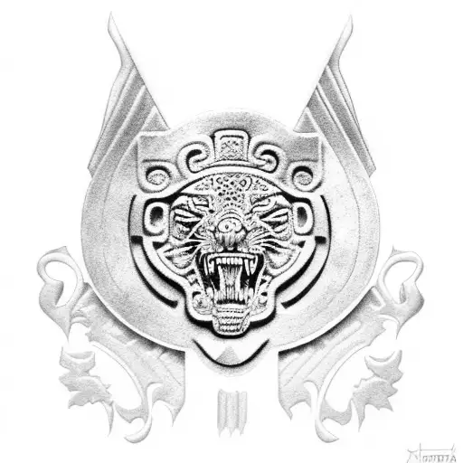 Mayan Aztec Godly Jaguar