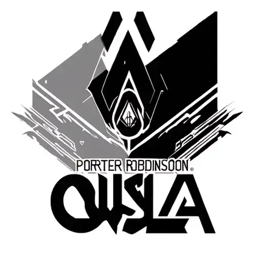 Porter Robinson Worlds Album Cover And Owsla Logo Incorporated