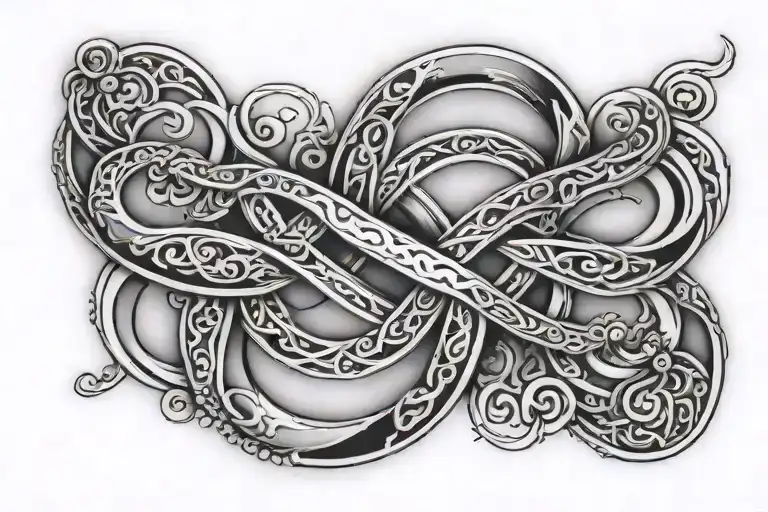 Infinity Symbol Intertwined