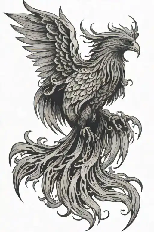Phoenix Rising From Ashes