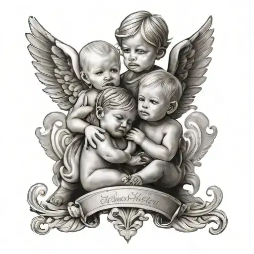 2 Names Ilja And Kirill With 2 Little Angels